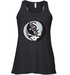 Chicago White Sox Grateful Dead Steal Your Face Baseball Womens Racerback Tank Top Womens Racerback Tank Top - VeigarTee