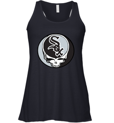 Chicago White Sox Grateful Dead Steal Your Face Baseball Womens Racerback Tank Top Womens Racerback Tank Top - VeigarTee