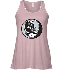 Chicago White Sox Grateful Dead Steal Your Face Baseball Womens Racerback Tank Top Womens Racerback Tank Top - VeigarTee