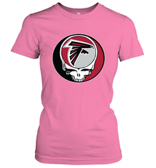 Atlanta Falcons Grateful Dead Steal Your Face NFL Football Womens T-Shirt Womens T-Shirt - VeigarTee
