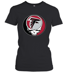 Atlanta Falcons Grateful Dead Steal Your Face NFL Football Womens T-Shirt Womens T-Shirt - VeigarTee