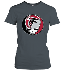 Atlanta Falcons Grateful Dead Steal Your Face NFL Football Womens T-Shirt Womens T-Shirt - VeigarTee