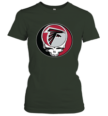 Atlanta Falcons Grateful Dead Steal Your Face NFL Football Womens T-Shirt Womens T-Shirt - VeigarTee