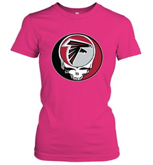 Atlanta Falcons Grateful Dead Steal Your Face NFL Football Womens T-Shirt Womens T-Shirt - VeigarTee