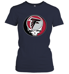 Atlanta Falcons Grateful Dead Steal Your Face NFL Football Womens T-Shirt