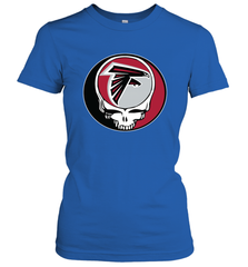 Atlanta Falcons Grateful Dead Steal Your Face NFL Football Womens T-Shirt Womens T-Shirt - VeigarTee