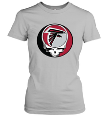 Atlanta Falcons Grateful Dead Steal Your Face NFL Football Womens T-Shirt Womens T-Shirt - VeigarTee