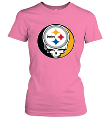 Pittsburgh Steelers Grateful Dead Steal Your Face NFL Football Womens T-Shirt Womens T-Shirt - VeigarTee