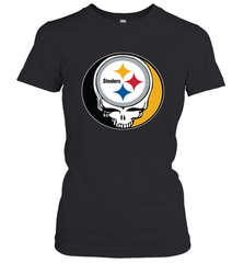 Pittsburgh Steelers Grateful Dead Steal Your Face NFL Football Womens T-Shirt Womens T-Shirt - VeigarTee