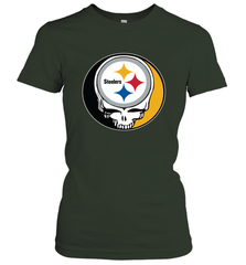 Pittsburgh Steelers Grateful Dead Steal Your Face NFL Football Womens T-Shirt Womens T-Shirt - VeigarTee