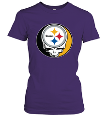 Pittsburgh Steelers Grateful Dead Steal Your Face NFL Football Womens T-Shirt Womens T-Shirt - VeigarTee