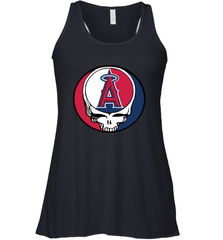 Los Angeles Angels Grateful Dead Steal Your Face Baseball Womens Racerback Tank Top Womens Racerback Tank Top - VeigarTee