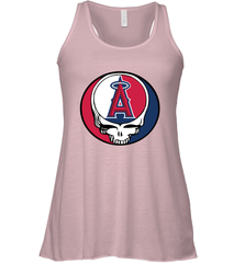 Los Angeles Angels Grateful Dead Steal Your Face Baseball Womens Racerback Tank Top Womens Racerback Tank Top - VeigarTee