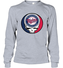 Minnesota Twins Grateful Dead Steal Your Face Baseball Adult Long Sleeve T-Shirt Adult Long Sleeve T-Shirt - VeigarTee