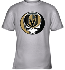 Vegas Golden Knights Grateful Dead Steal Your Face Hockey NHL Youth T-Shirt Youth T-Shirt - VeigarTee