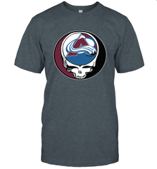 Colorado Avalanche Grateful Dead Steal Your Face Hockey NHL Mens T-Shirt Mens T-Shirt - VeigarTee