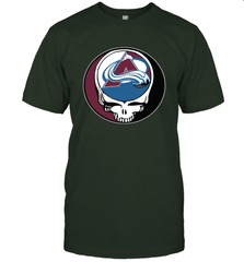 Colorado Avalanche Grateful Dead Steal Your Face Hockey NHL Mens T-Shirt Mens T-Shirt - VeigarTee