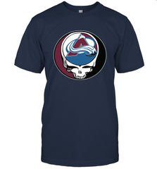 Colorado Avalanche Grateful Dead Steal Your Face Hockey NHL Mens T-Shirt Mens T-Shirt - VeigarTee