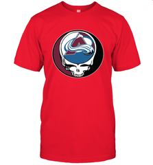 Colorado Avalanche Grateful Dead Steal Your Face Hockey NHL Mens T-Shirt Mens T-Shirt - VeigarTee