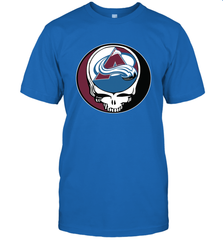 Colorado Avalanche Grateful Dead Steal Your Face Hockey NHL Mens T-Shirt Mens T-Shirt - VeigarTee