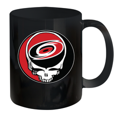 Carolina Hurricanes Grateful Dead Steal Your Face Hockey NHL Ceramic Mug 11oz Ceramic Mug 11oz - VeigarTee