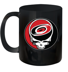 Carolina Hurricanes Grateful Dead Steal Your Face Hockey NHL Ceramic Mug 11oz Ceramic Mug 11oz - VeigarTee