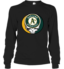 Oakland Athletics Grateful Dead Steal Your Face Baseball Adult Long Sleeve T-Shirt Adult Long Sleeve T-Shirt - VeigarTee