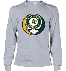 Oakland Athletics Grateful Dead Steal Your Face Baseball Adult Long Sleeve T-Shirt Adult Long Sleeve T-Shirt - VeigarTee