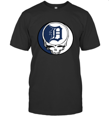 Detroit Tigers Grateful Dead Steal Your Face Baseball Mens T-Shirt Mens T-Shirt - VeigarTee