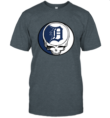 Detroit Tigers Grateful Dead Steal Your Face Baseball Mens T-Shirt Mens T-Shirt - VeigarTee