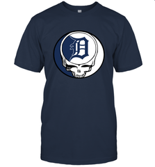 Detroit Tigers Grateful Dead Steal Your Face Baseball Mens T-Shirt Mens T-Shirt - VeigarTee