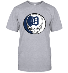 Detroit Tigers Grateful Dead Steal Your Face Baseball Mens T-Shirt Mens T-Shirt - VeigarTee