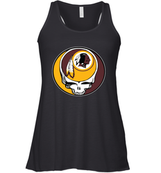 Washington Redskins Grateful Dead Steal Your Face NFL Football Womens Racerback Tank Top