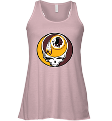 Washington Redskins Grateful Dead Steal Your Face NFL Football Womens Racerback Tank Top Womens Racerback Tank Top - VeigarTee
