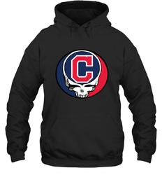 Cleveland Indians Grateful Dead Steal Your Face Baseball Adult Hoodie Sweatshirt