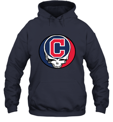 Cleveland Indians Grateful Dead Steal Your Face Baseball Adult Hoodie Sweatshirt