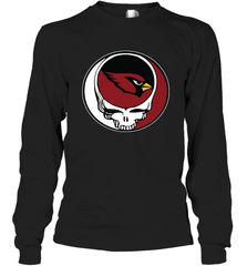 Arizona Cardinals Grateful Dead Steal Your Face NFL Football Adult Long Sleeve T-Shirt Adult Long Sleeve T-Shirt - VeigarTee