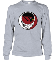 Arizona Cardinals Grateful Dead Steal Your Face NFL Football Adult Long Sleeve T-Shirt Adult Long Sleeve T-Shirt - VeigarTee