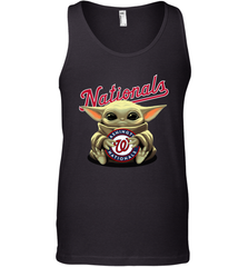 Baby Yoda Hugs Loves The Washington Nationals Baseball Mens Tank Top Mens Tank Top - VeigarTee