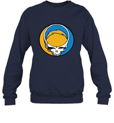 Los Angeles Chargers Grateful Dead Steal Your Face NFL Football Adult Sweatshirt Adult Sweatshirt - VeigarTee