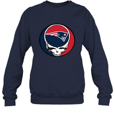 New England Patriots Grateful Dead Steal Your Face NFL Football Adult Sweatshirt