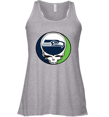 Seattle Seahawks Grateful Dead Steal Your Face NFL Football Womens Racerback Tank Top Womens Racerback Tank Top - VeigarTee