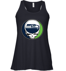 Seattle Seahawks Grateful Dead Steal Your Face NFL Football Womens Racerback Tank Top Womens Racerback Tank Top - VeigarTee