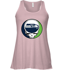Seattle Seahawks Grateful Dead Steal Your Face NFL Football Womens Racerback Tank Top Womens Racerback Tank Top - VeigarTee