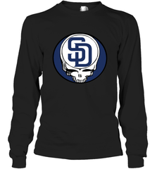 San Diego Padres Grateful Dead Steal Your Face Baseball Adult Long Sleeve T-Shirt Adult Long Sleeve T-Shirt - VeigarTee