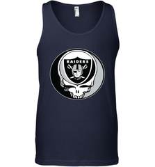 Oakland Raiders Grateful Dead Steal Your Face NFL Football Mens Tank Top Mens Tank Top - VeigarTee