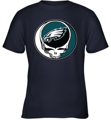 Philadelphia Eagles Grateful Dead Steal Your Face NFL Football Youth T-Shirt Youth T-Shirt - VeigarTee