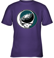 Philadelphia Eagles Grateful Dead Steal Your Face NFL Football Youth T-Shirt Youth T-Shirt - VeigarTee