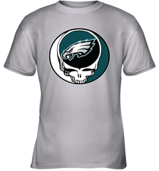 Philadelphia Eagles Grateful Dead Steal Your Face NFL Football Youth T-Shirt Youth T-Shirt - VeigarTee