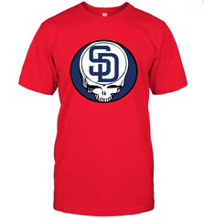 San Diego Padres Grateful Dead Steal Your Face Baseball Mens T-Shirt Mens T-Shirt - VeigarTee